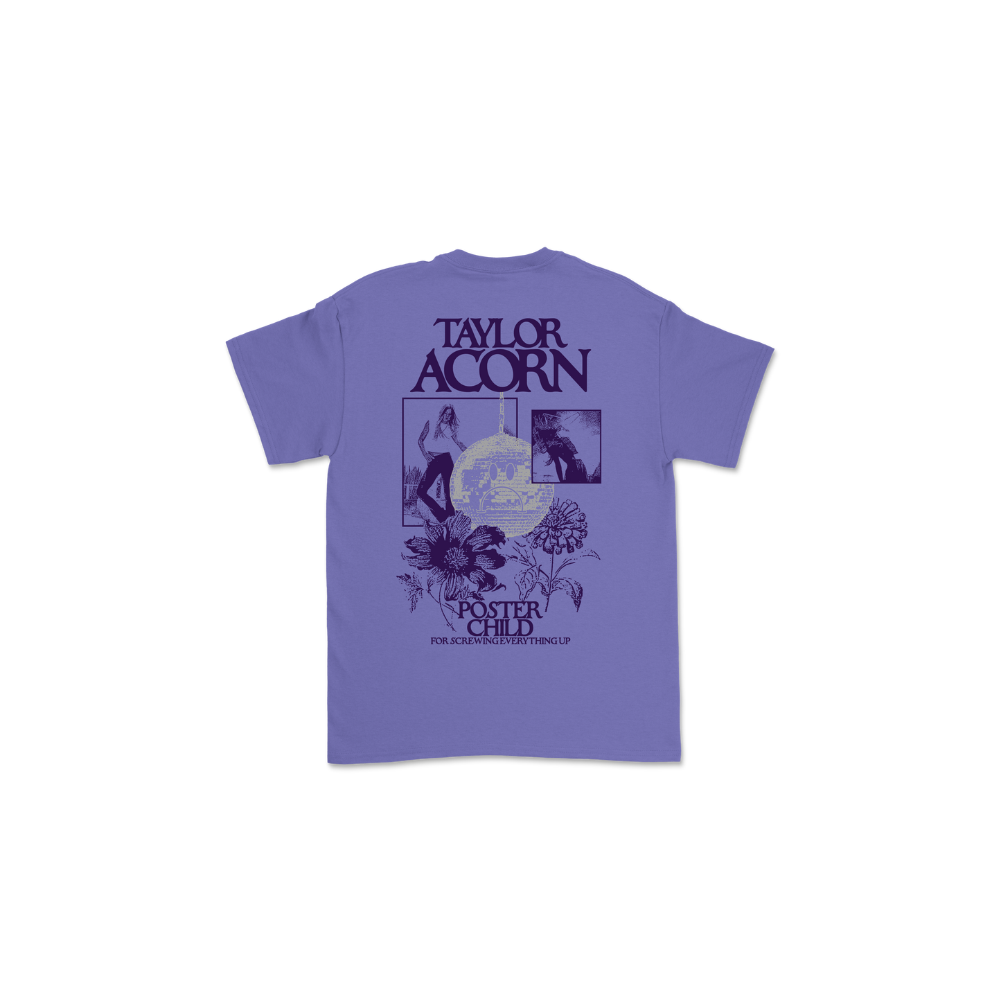 DISCO BALL VIOLET SHIRT