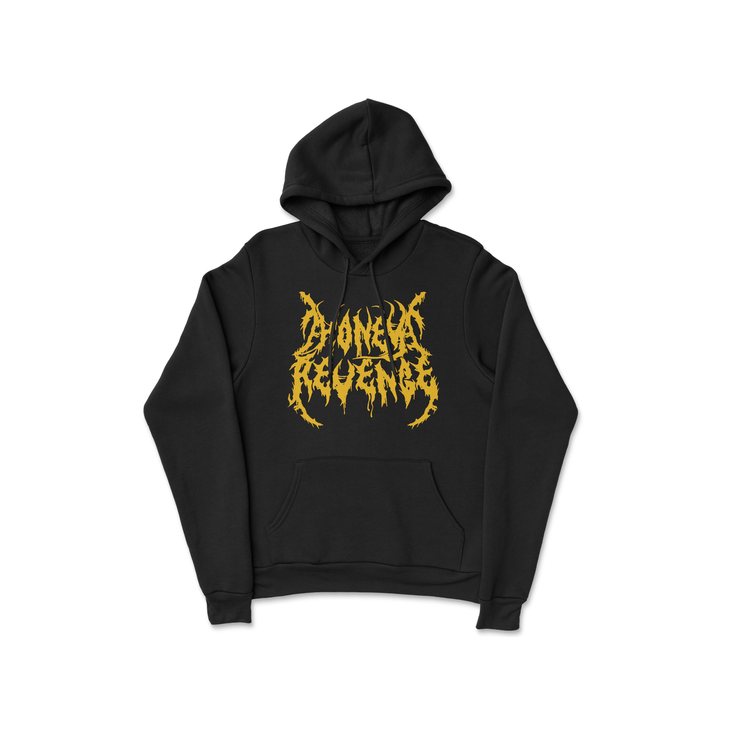 DEATH METAL LOGO BLACK HOODIE