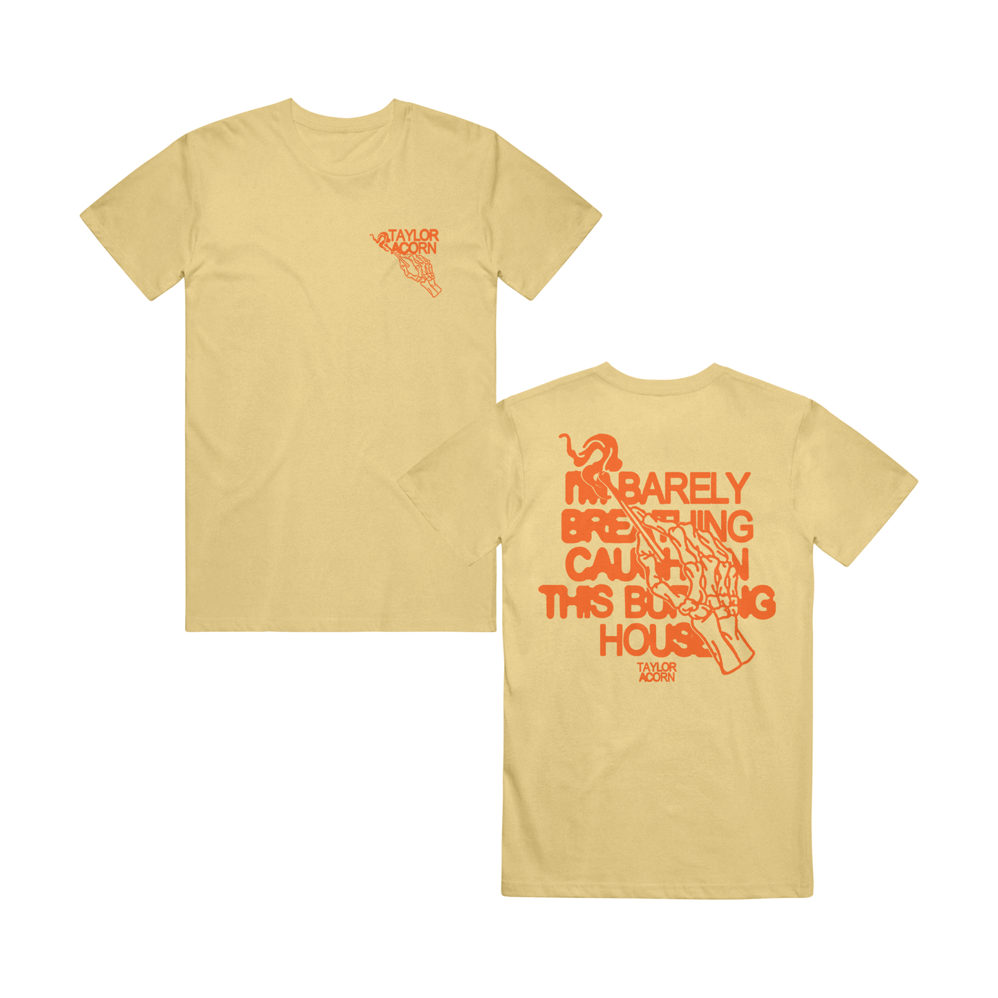 BURNING MATCH YELLOW SHIRT