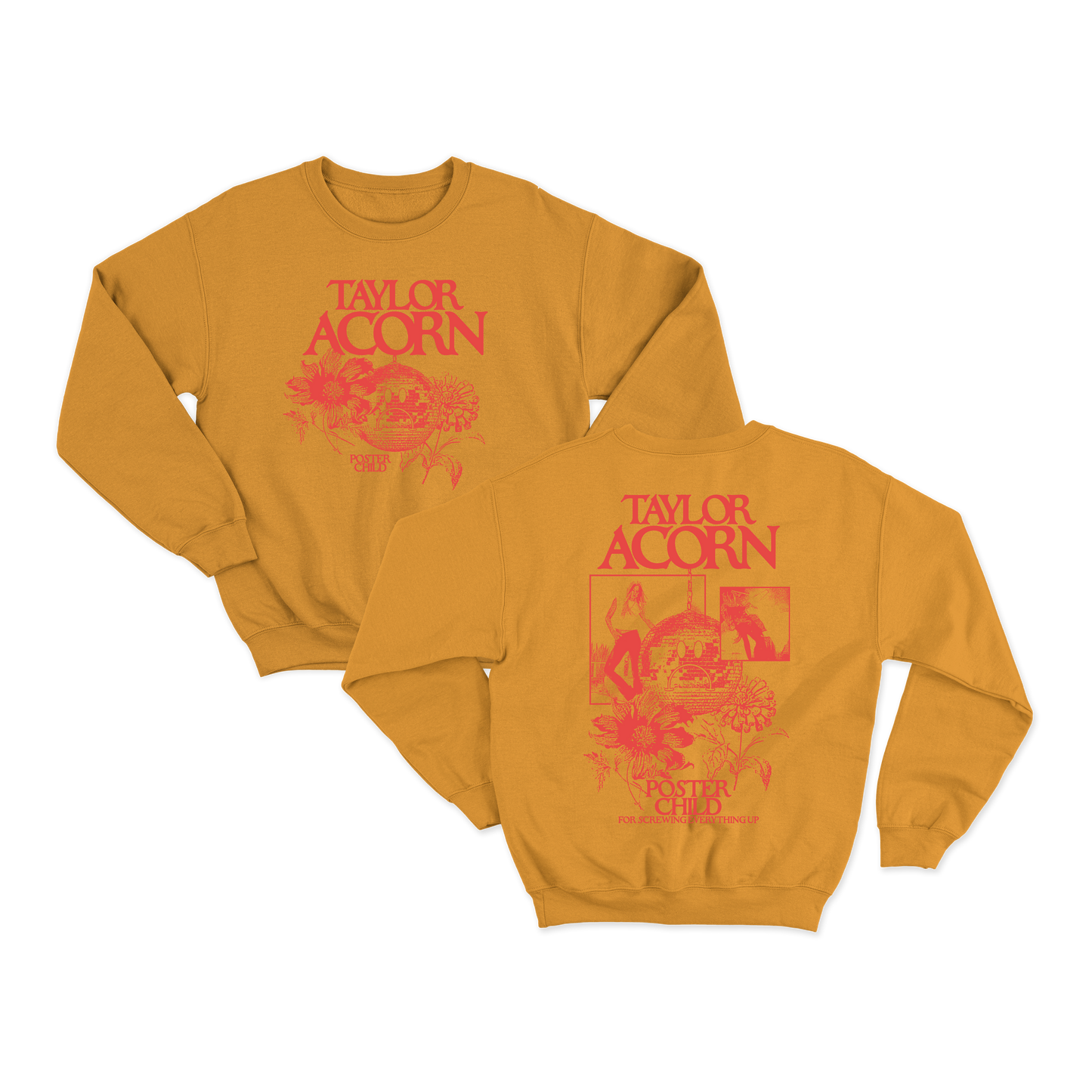 DISCO BALL GOLD SWEATSHIRT