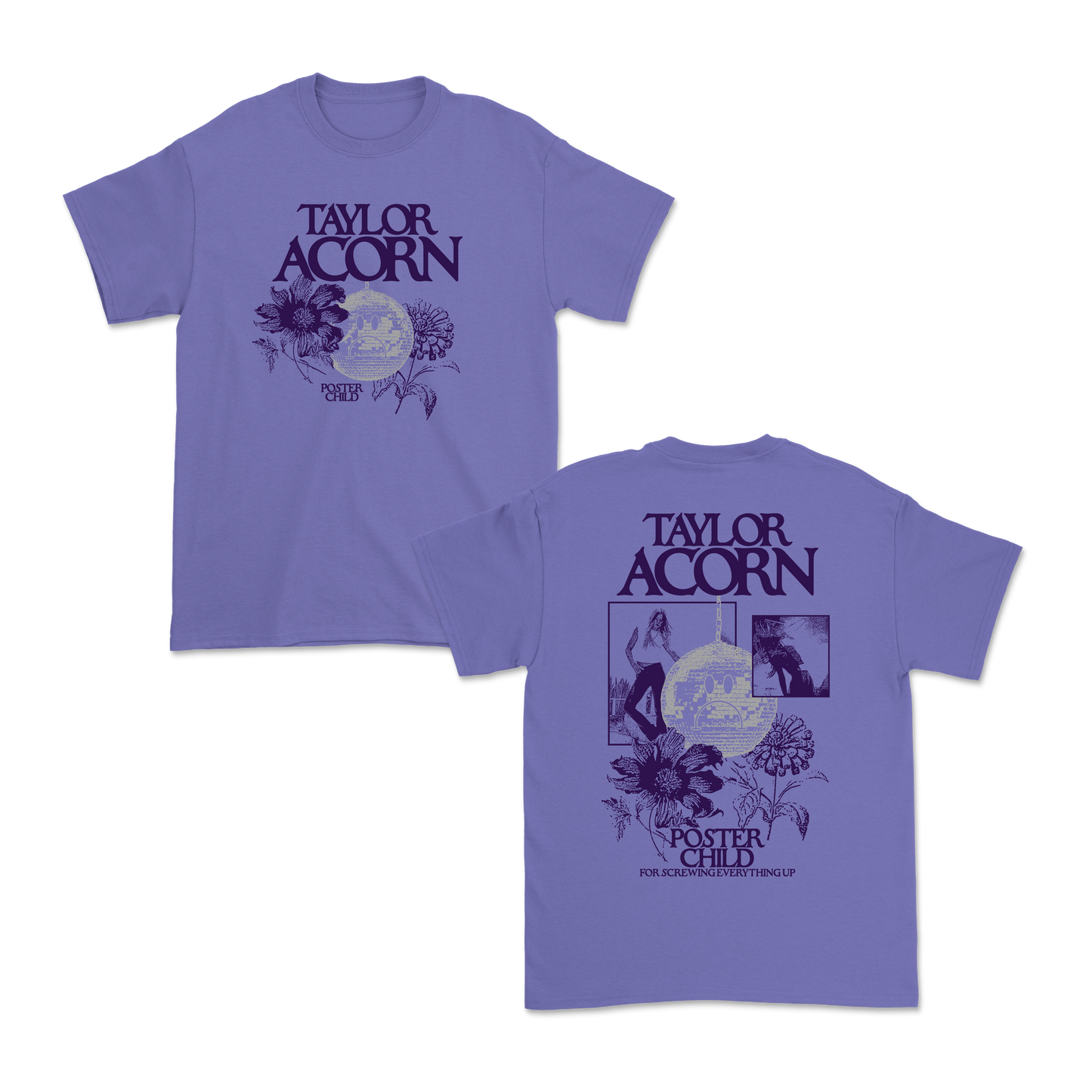DISCO BALL VIOLET SHIRT