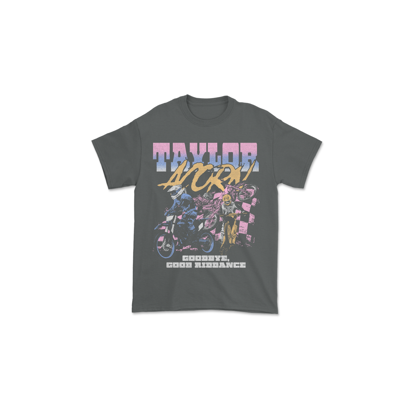 GOODBYE, GOOD RIDDANCE CHARCOAL TEE