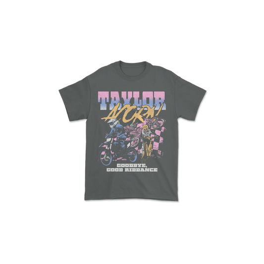 GOODBYE, GOOD RIDDANCE CHARCOAL TEE