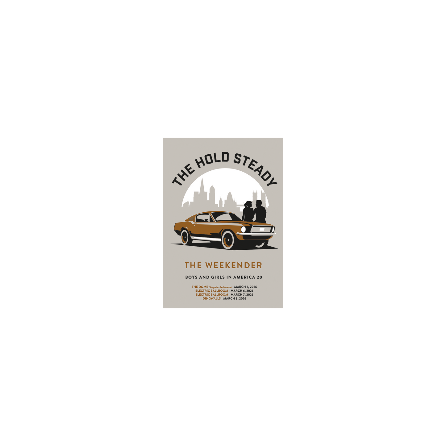 THE WEEKENDER 2026 A2 POSTER